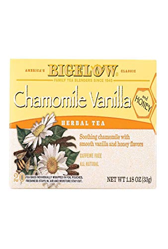Bigelow Chamomile Vanilla Tea Bags - 20 Count, 1.28 oz