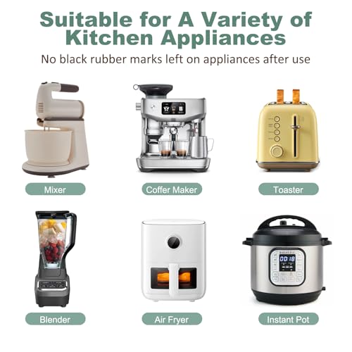 8-Pack Self-Adhesive Appliance Sliders for Easy Movement