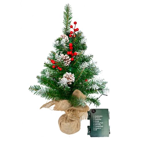 24 Inch Artificial Christmas Tree for Home and Office Decor