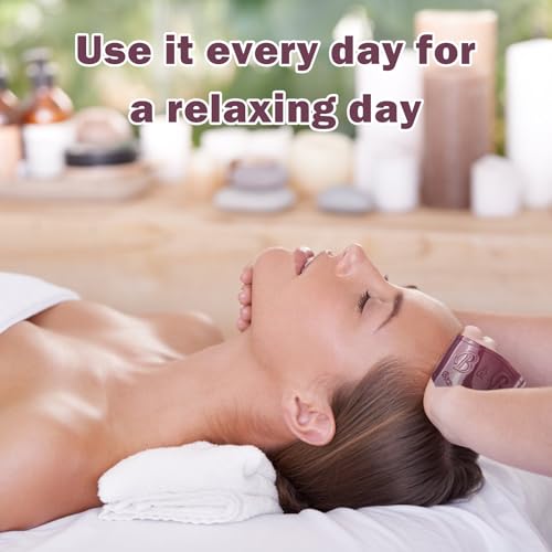 Daureve 2-Piece Meridian Massage Brush Set for Full Body and Scalp Relaxation