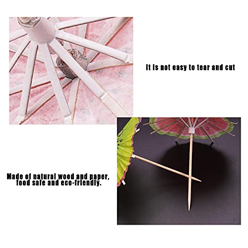 20 Pieces Cocktail Umbrella Picks for Drinks & Appetizers