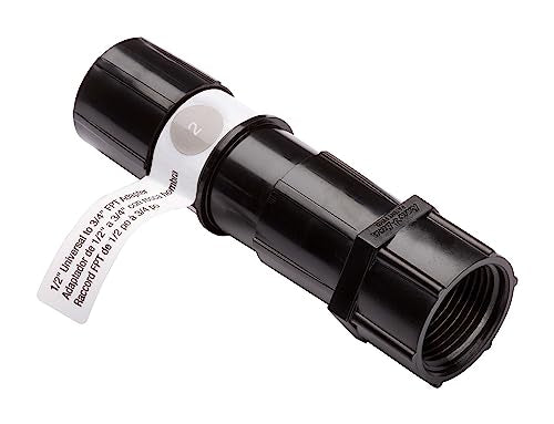 Rain Bird Drip Irrigation Coupling Adapter, 3/4" FPT to 1/2" Easy Fit