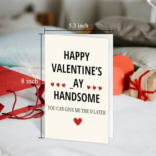 Cheeky Valentine's Day Card for Him - Funny & Playful Design