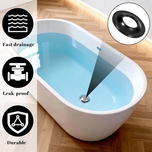 5 Pack Rubber Tub Stopper Gaskets for Leak Prevention