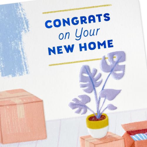 Hallmark Housewarming Card - Paint and Plants Design, 5x7 Greeting Card