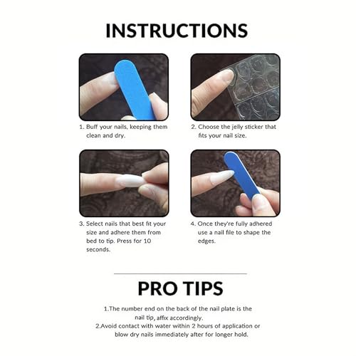 GRITOSE Easter Press on Nails Medium Square Glossy Fake Nails 24pcs