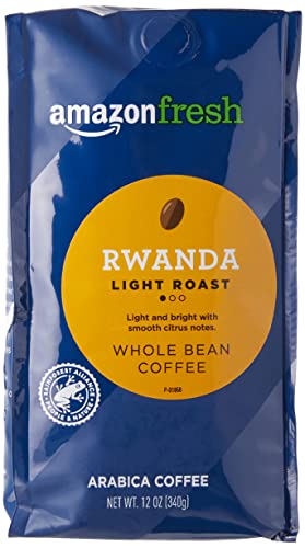Rwanda Light Roast Whole Bean Coffee - 12 Ounce Bag