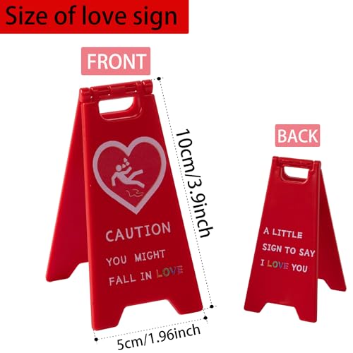 Funny Love Sign - Mini Desk Decor for Couples & Anniversaries