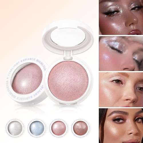 MIESCHER Starlight Radiance Chromatic Highlighter - #01 Glitter Silver