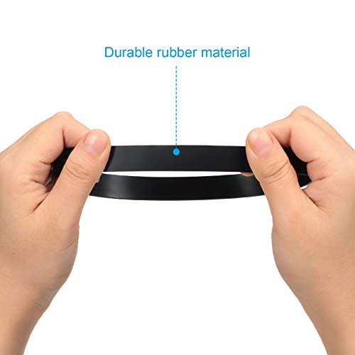 Mudder 4-Pack 3031120 Vacuum Belts for Bissell Models 7/9/10