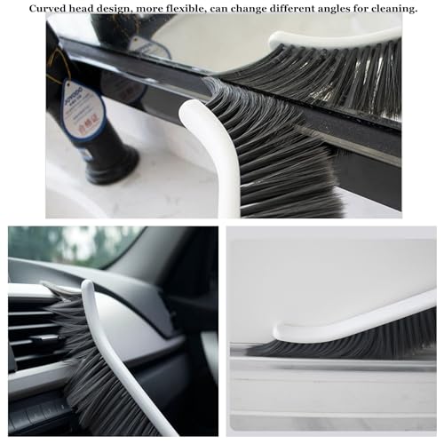 14" Narrow Soft Bristle Dusting Brush - Slim Handheld Cleaning Tool