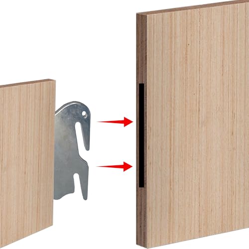 4PCS Heavy Duty Bed Rail Hook Plates for Wooden Furniture