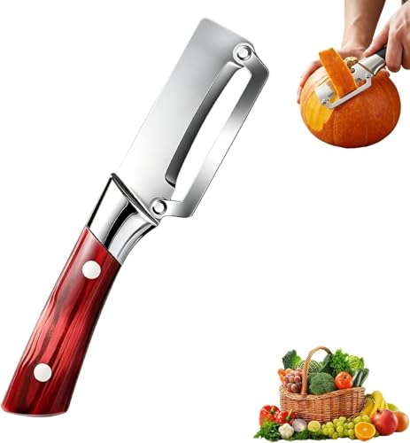 Multi-Functional Vegetable Peeler with Wooden Handle & Opener
