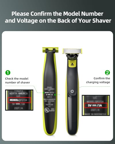 Superer USB Charger Cord for Philips Norelco OneBlade 360 and Trimmers