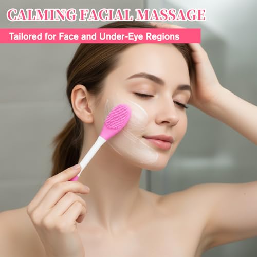 5-Pack 2-in-1 Facial Cleansing Brush & Silicone Mask Applicator