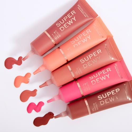Revolution Superdewy Liquid Blush - You Got Me Blushing 0.5 fl oz