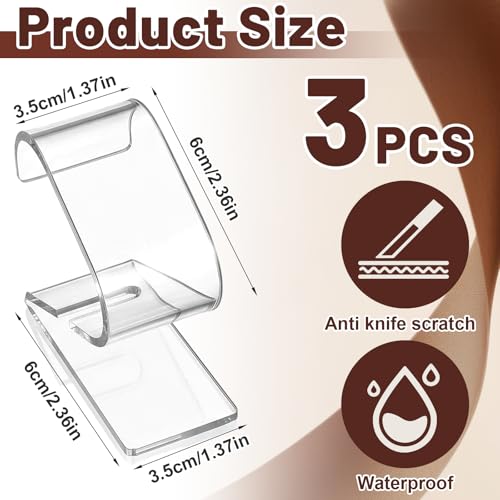 3-Piece Acrylic Watch Display Stand Set - Modern Organizer for Watches & Bracelets