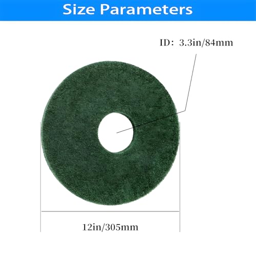 12" Oreck Commercial Cleaning Orbiter Pad - Durable Scrubbing Solution