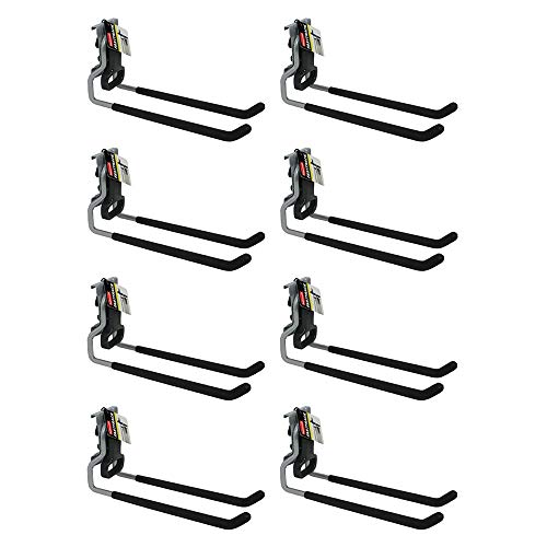 Rubbermaid Multi-Purpose Garage Storage Hooks 8-Pack - 50lbs Capacity