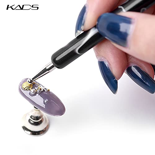 KADS 5-Piece 2-Way Nail Art Dotting Pens for Manicure & Gel Painting
