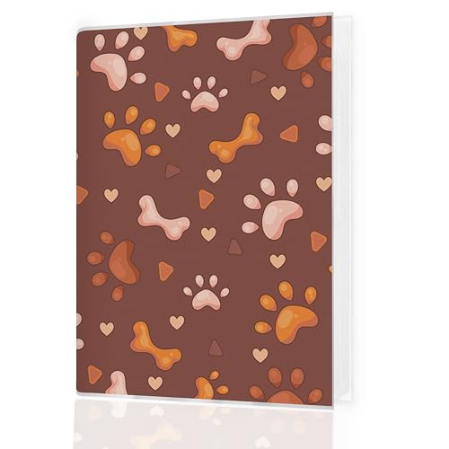 Qnhij 4x6 Dog Photo Album - Holds 36 Photos, Cute Paw Print Design