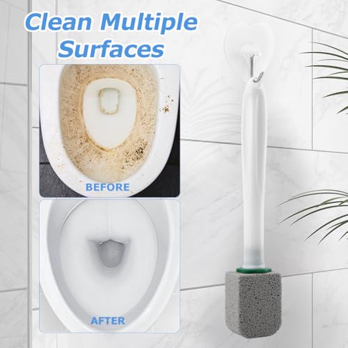 Toilet Pumice Stone Cleaning Set with Handle & 10 Refills