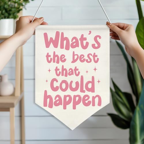 ZTGDA Motivational Quote Canvas Wall Banner KD06 - Teen Girl Room Decor