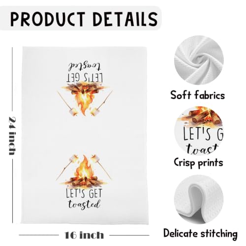Camping Camper Kitchen Hand Towel 16x24 Inch - Design 03