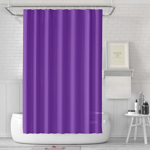 Timecity Waterproof Shower Curtain Liner with Magnets - 71x71 inch