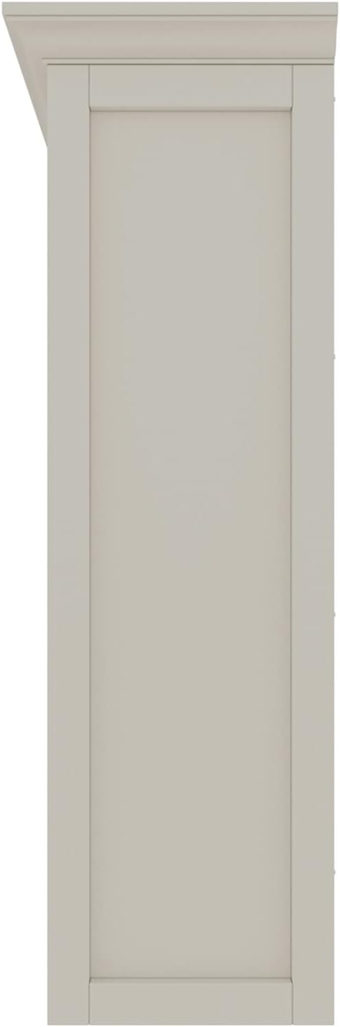 OSCHF Wooden Cube Bookcase - Modern 3-Tier Floor Standing Shelf Cabinet, 12-Cube Design in Warm White