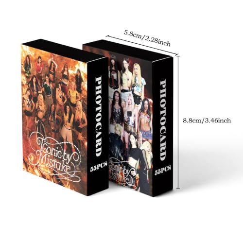 Kpop Girl Group Lomo Card Set - KATSEYE, LE SSERAFIM, ILLIT (55PCS)
