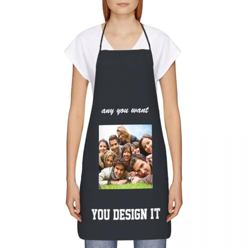 Custom Personalized Kitchen Apron - Add Your Own Photo, Logo & Text