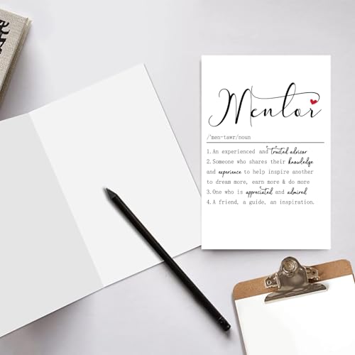 Unique Boss’s Day Mentor Card - Thank You Gift for Leaders