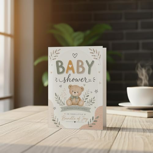 Baby Shower Congratulations Card - Heartfelt Message for Mum-to-Be
