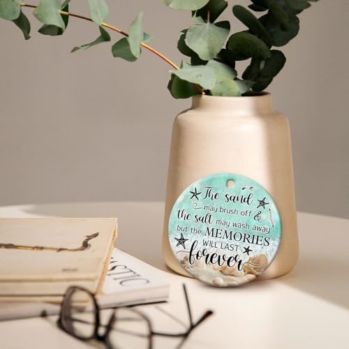 Beach Lover Christmas Ornament for Women - Coastal Holiday Keepsake - Variation: Beach Lover 1