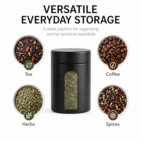 4oz Smell Proof Glass Container with UV Protection & View Window