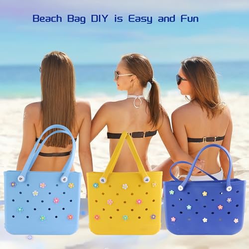 8 Pcs Flower Charm Set for Bogg Bags & Totes - Decorative Bag Accessories