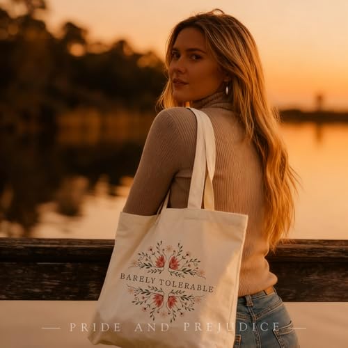Literary Canvas Tote Bag - Perfect Gift for Book Lovers