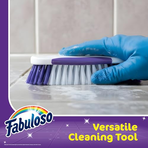 Fabuloso 6-Inch Compact Hand Scrub Brush for Multi-Surface Cleaning