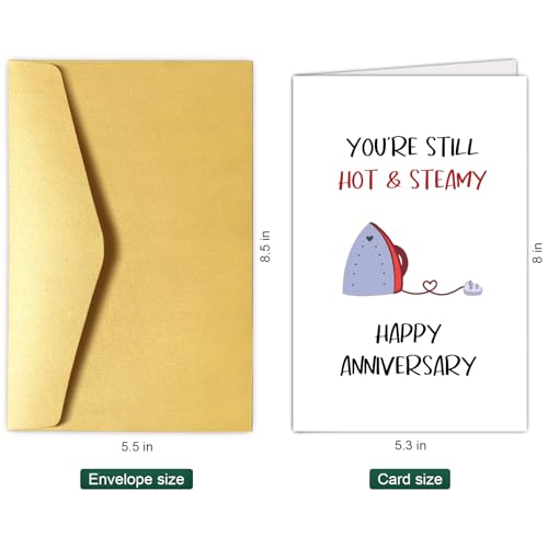 Funny Iron Anniversary Card for 6 Years - You're Still Hot
