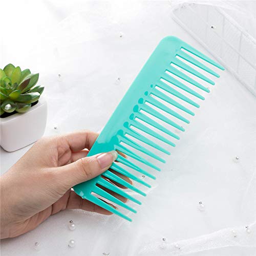 NuAngela Wide Tooth Hair Comb No Static Detangling Shower Comb for Curly Hair