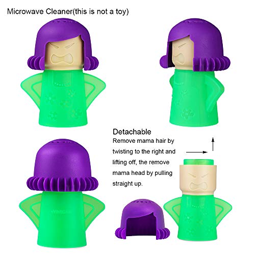 Angry Mama Microwave Cleaner - Eco-Friendly Steam Cleaning Tool