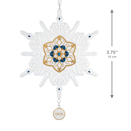 Hallmark Keepsake Christmas Ornament Snowflake 2026 - Festive Holiday Decor