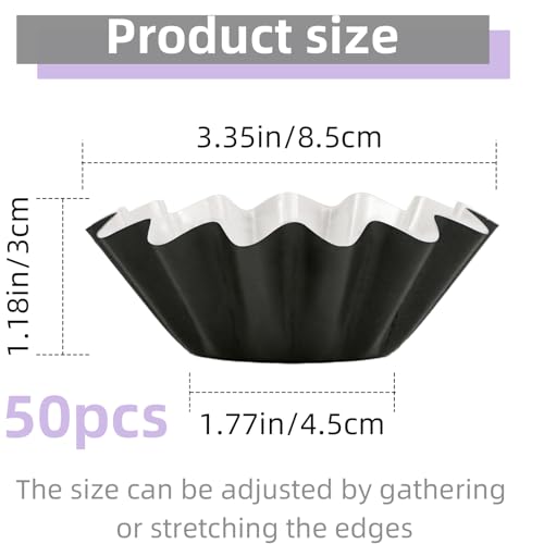 TKYZMS 50 Pcs Reusable Wax Melt Liners for Electric Wax Warmers - Black
