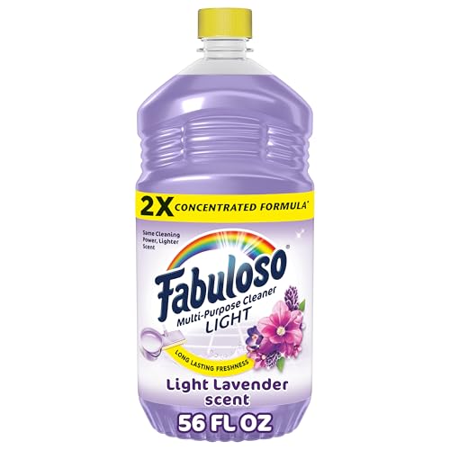 Fabuloso 2X Multi-Purpose Cleaner Light Lavender 56 Fl Oz - No Rinse Floor & Surface Cleaner