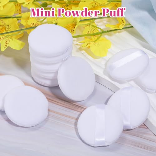 Mxxipp Soft Microfiber Makeup Powder Puffs 10-Pack