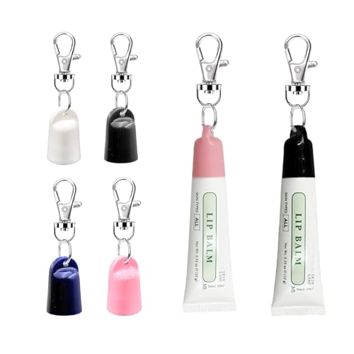 Tonsamvo 4-Pack Keychain Lip Balm Caps for Mario Badescu 0.35oz