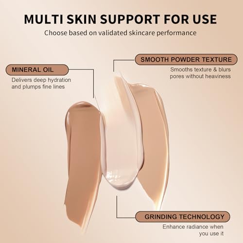 NovaCharm Ivory Cushion CC Foundation with Mushroom Sponge