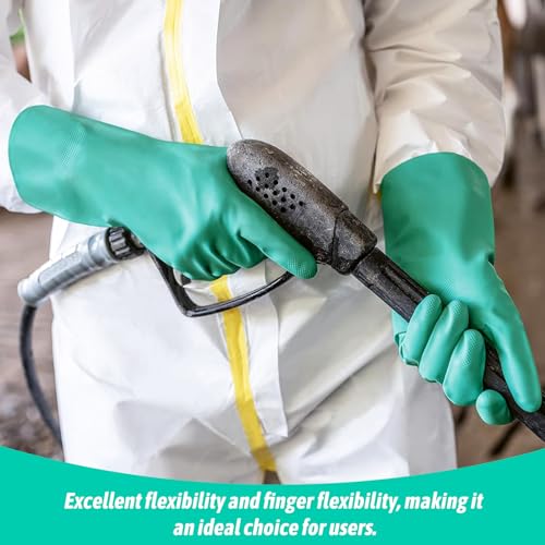 Reusable Waterproof Dishwashing Rubber Cleaning Gloves