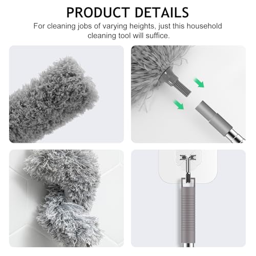 SetSail 100-Inch Extendable Microfiber Duster with Bendable Head